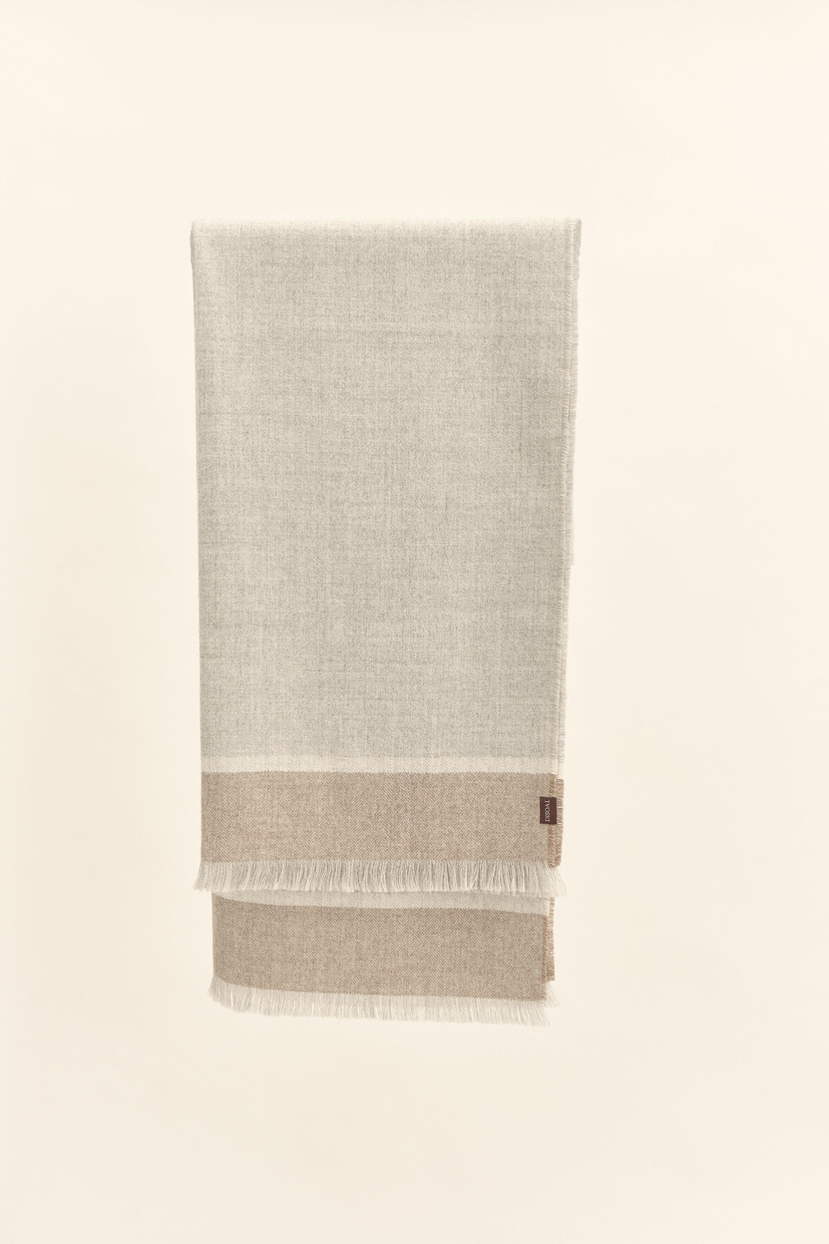 Tacna Scarf – Light Grey / Light Brown