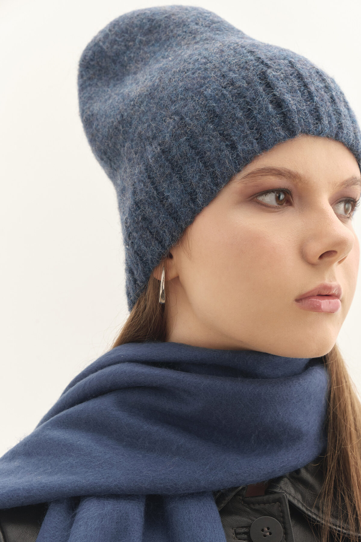 Alpaca beanie - Blue Navy