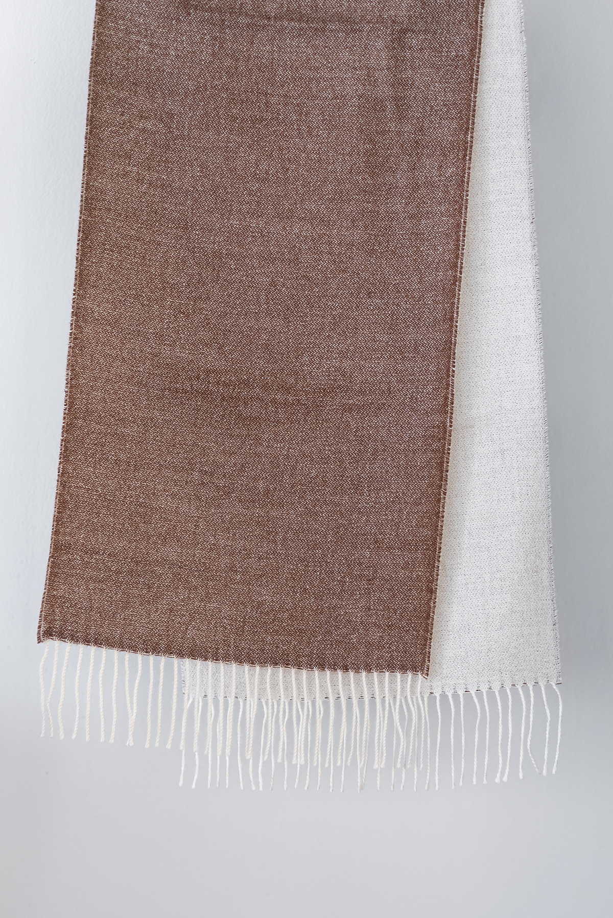 Scarf Mara — brown / White