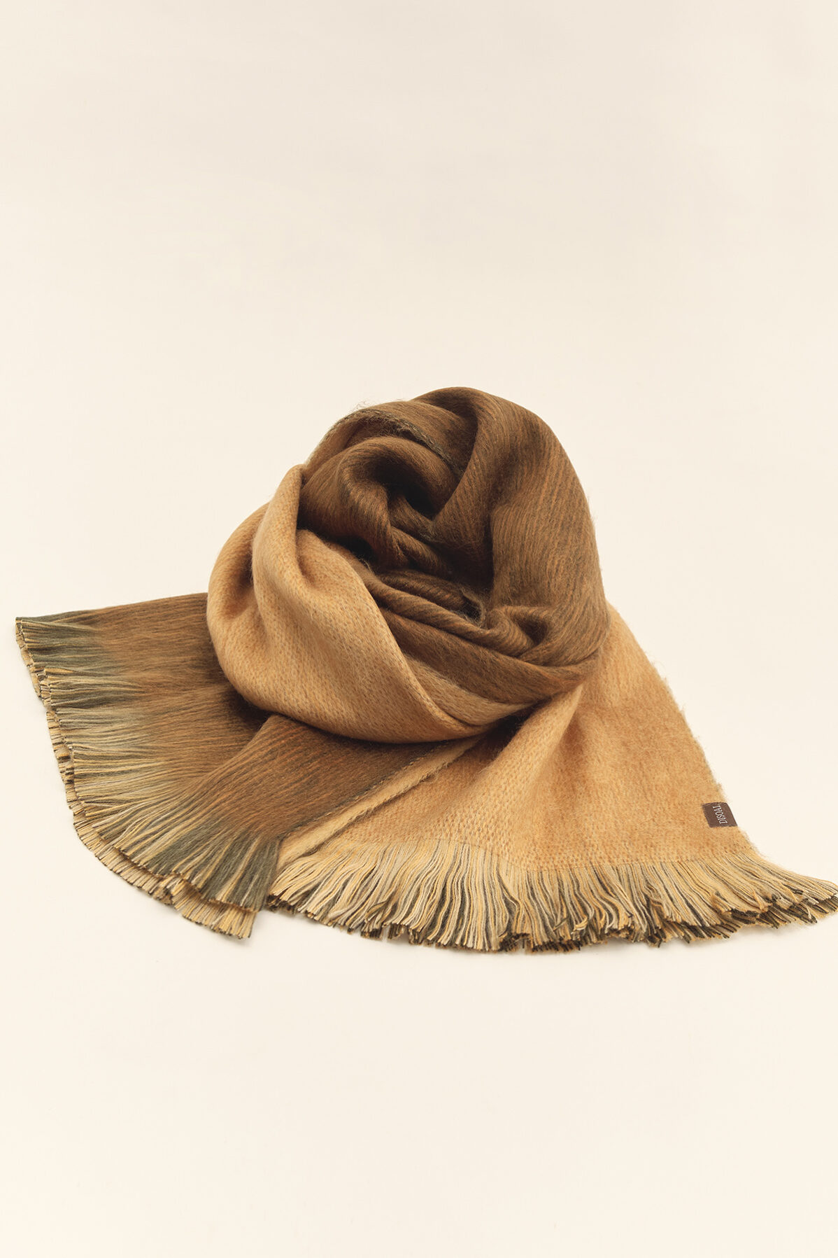 Scarf Acari Double Face — Camel / Brown