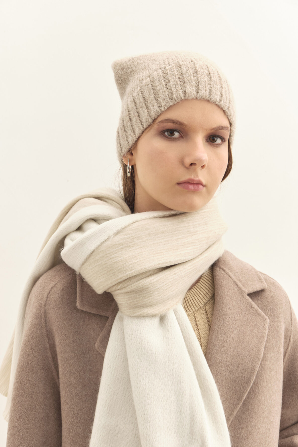 Alpaca beanie - Beige