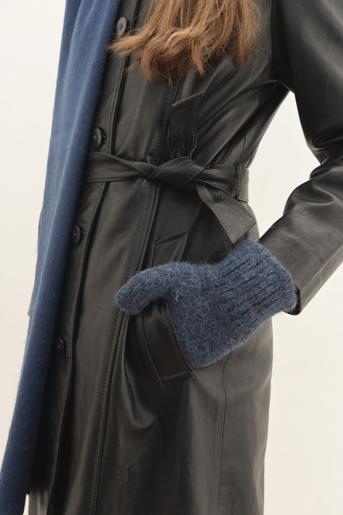 Alpaca Gloves Chala — Blue Navy