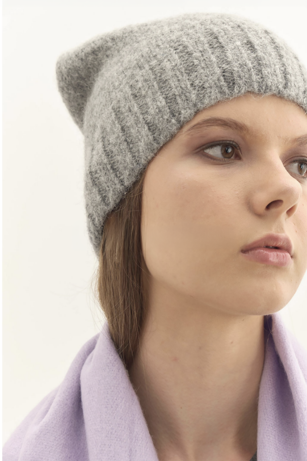 Alpaca beanie  - Dark Grey